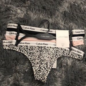 NWT Calvin Klein 3pk Thong Underwear